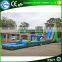 Best selling crazy game giant adult inflatable double lane slip slide