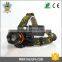 JF ABS Focused light T6 led zoomable head flashlight