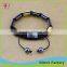 Gold beads bracelet Gold Buddha Head matte black onyx stone bracelets metal beads yoga jewelry