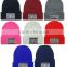 Unisex Men Women Warm Cuff Plain Knit Ski Long Beanie Skull Cap Hat 5Colors