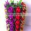 China Yiwu beautiful real touch artificial rose silk flower for wedding decoration                        
                                                Quality Choice