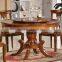 China supplier size of the optional wooden round table top chairs and tables