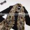 fashion zebra printing circle voile scarf