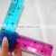 2015 Factory Manufacture High Quality 30cm clear pvc flexible ruler