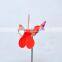 4 Inch Pearl Powder Smile Dragon Promotional Gifts Cheap Custom Plastic Popular Windmill                        
                                                Quality Choice