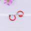 Dongguan Direct Supply Nickel Free Rainbow Fake Plastic Nose Rings