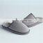 Woman microsuede cement indoor slipper