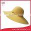Yellow Wool Felt Floppy Hats For Ladys