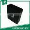 WHOLESALE LUXURY BLACK CARDBOARD SHOES PACKAGING BOX WITH UV VARNISHED