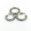 High quality Zinc alloy 22mm silver round flat gate metal hook ring