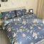 New design reactive printed bedding sets dark gray color printing duvet cover and pillow covers