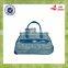 European Classical Designer Quality Leather Tarpaulin Duffel Bag