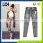 Europe station Europe and Russia personality BF wind hole beggar denim trousers pantyhose high smoke gray