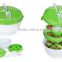 BPA Free Food Grade Plastic Salad Bowl With Lid&Fork
