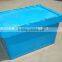 BX0666 40KG 60liter 24"X16" size locked plastic box storage with swing lid