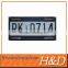 2016 Custom Embossing rotating number plate