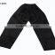 With PVC coating 100% polyester black reflective safety raincoat