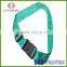 China factory direct sale high quality belt type nylon or polyester material plastic buckle luggage strap with lock