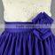 2016 new model girl dress have blue/pink/red color boutique girls dresses for 2-16yrs old party girls one piece dress                        
                                                Quality Choice