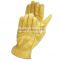 Cow grain leather truck drivers driving gloves