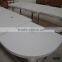 Customized solid surface corner shower tray