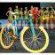 700C colorful single speed fixed gear bike