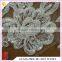 HC-2068-1 Hechun Pure White Embroidered Flower Lace Applique