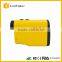 New Yellow color LCD Golf caddy 6x21 600m OEM Laser Golf Rangefinder with Slope and Pinseeker