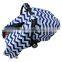 21% Off Navy Blue and White Chevron Pattern Comfortable Baby Boy Car Seat Cover