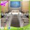 Simple Design Rectangle High Top Meeting Table With 10 Seats ZS-H3612