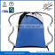 promotional drawstring bag custom with one front zipper pocket