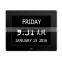 FOR LOSS MEMORY Digital day clock with 8-inch display frame no abbreviation of day and date, for dementia or alzheimer