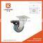 PA+PVC black gray small chair caster 35mm furniture casters wheels with thread from Guangzhou Hardware