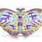 Wholesale Women Beautiful Butterfly Crystal Animal Shape Clutch Evening Bags