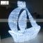 Fancy boats home decoration nice design holiday time christmas decorations with high quality led boat light