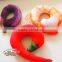 creative simulation shrimp pepper eggplant and U shape croissant imitated plush stuffed sleeping neck pillow cushion toy