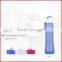 Silicone material portable water bottle joyshaker with filter