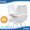 Famous emes plastic resin side chair with removable cushion PM072T