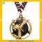 Tae kwon do medals with gold plating