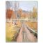 ROYIART Original Landscape Oil Painting on Canvas of Wall Art #10095