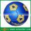 matt finish metalic pvc leather black promotional soccer ball