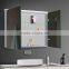 Modern bathroom mirror cabinet with light