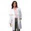High Quality Disposable Non Woven Lab Coat, Cheap Disposable Lab Coat With Collar and Snap Button Closure