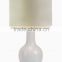 crystal base funky Gourd White Ceramic Table Lamp