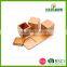 Bamboo Salt Box,bamboo salt keeper with lid,bamboo canister