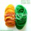 Factory supply elastic orange & green rubber bands with low price