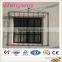 Iron security window with rich colors