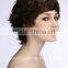 New short women's synthetic lace wig for mum, mother wigs