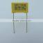 Interference suppression class X2 box induction heating capacitor