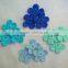 Crochet Pink Flowers Appliques,Embellishment,Cards,Mix,Multicolor